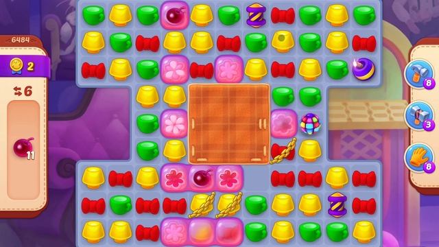 HomeScapes Level 6484 no boosters (13 moves) смотреть онлайн