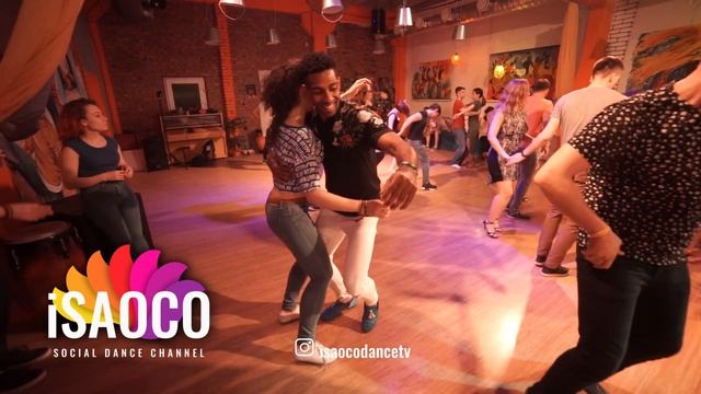 Alain Rueda and and Mariya Milyuchenko Salsa Dancing in Respublica Vosmera, Tuesday 01.05.2018 смотреть онлайн