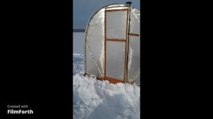 ЗИМНЯЯ рыбалка в теплице