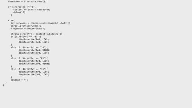 Arduino: Unable to convert string read from bluetooth to int смотреть онлайн