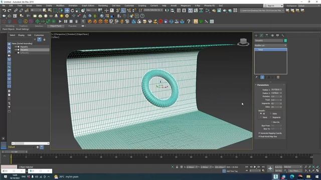 Tyflow workflow of a torus with voronoi fracture смотреть онлайн