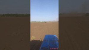 Поле, трактор, жара#