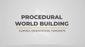 1.5 CURVES, ORIENTATION, TANGENTS