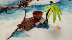 сборка лего энгри бердс корабль свиней 1 часть 🐽