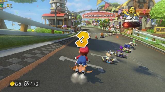 Mario Kart 8 - Nintendo Wii U (Cemu) (2014) 1. Mario Kart 8 - Кубок Цветка 2