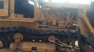 Трактор Т- 130 на обкатке