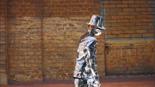 Аниматорский Костюм Зеркальный Человек