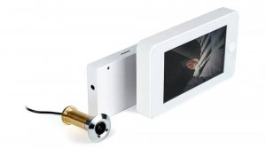 Дверной Wi-Fi видеоглазок iHome-М-Lite W с монитором, датчиком движения и записью