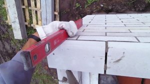 Кладка силикатного кирпича под рейку