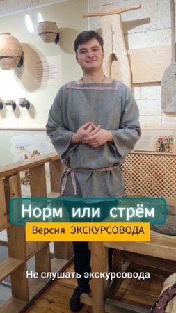 Норм или стрем. Версия экскурсовода