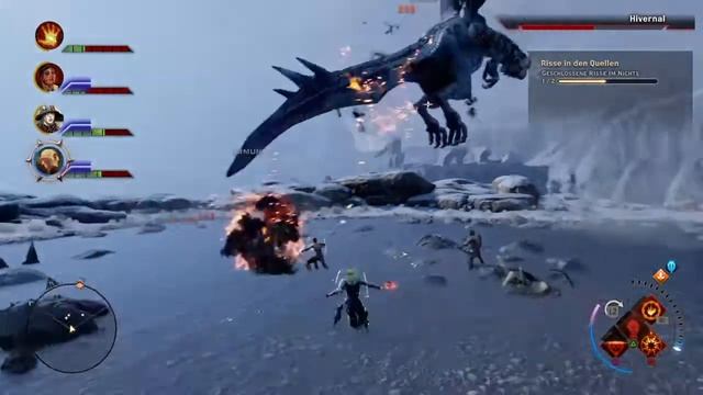 Dragon Age Inquisition Hivernal Drache Hard Emprise Du Lion Gameplay смотреть онлайн