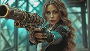 Bounty Hunters 19th Century Steampunk Sci-Fi - Cool Cinematic AI film short movie
