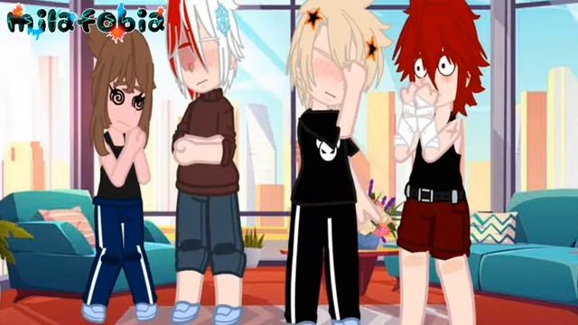 |Краска| Мга | ТодоДекуБаку | Gacha Club| смотреть онлайн