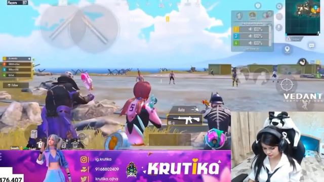 Bot Comedy - Krutika plays and 8bit mamba Fight 🤪 | 8bit mamba angry on Krutika plays | смотреть онлайн