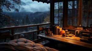 🌧️ Дождливый вечер для глубокого расслабления и сна. Шум дождя