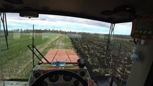 Пахота на К744 + ПЛН 8