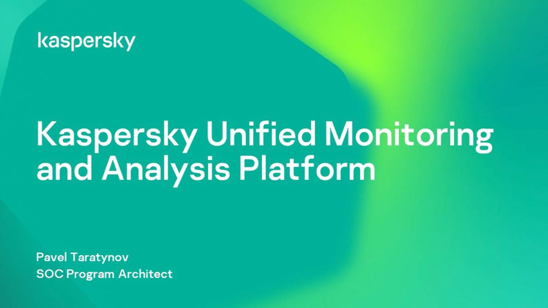 Обзор Kaspersky Unified Monitoring and Analysis Platform