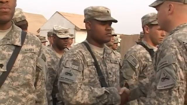 Task Force Bandit earns the 1AD Combat Patch смотреть онлайн