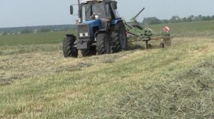 валкование/ krone swadro 620/ МТЗ 1221. ч 2