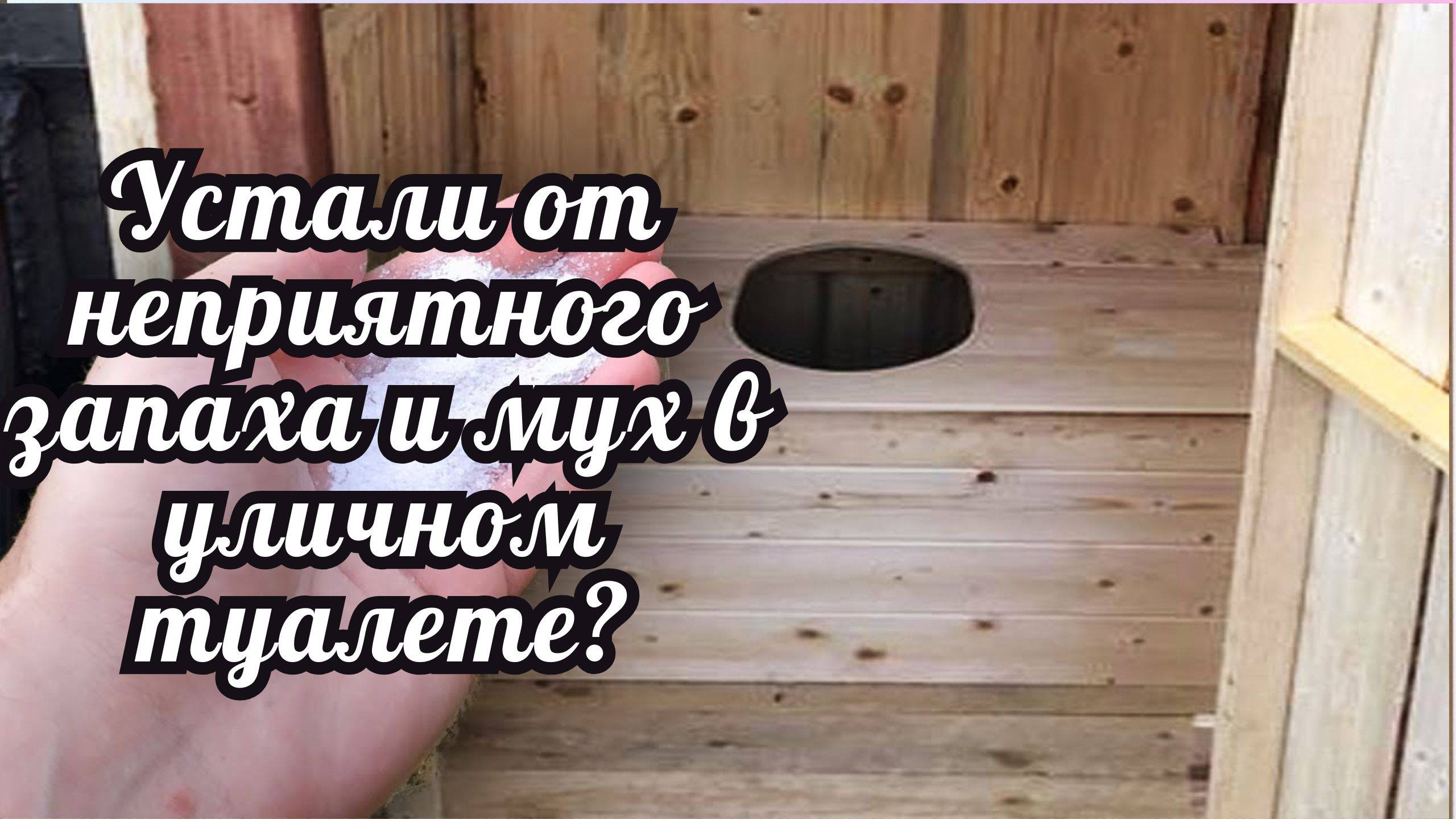 Секрет идеального уличного туалета: никакого запаха и мух!