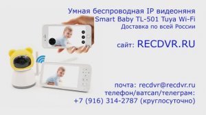 Умная беспроводная IP видеоняня «Smart Baby TL-501» Tuya Wi-Fi