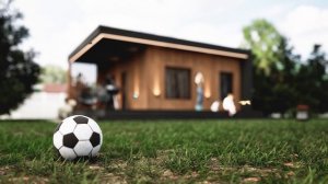 Мини ролик. Дизайн проект и 3D визуализация бани.