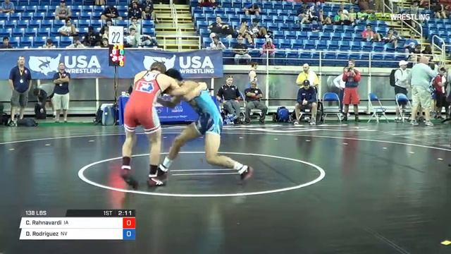 Cadet GR 138 Round of 64 - Cael Rahnavardi (IA) vs. Daniel Rodriguez (NV) смотреть онлайн