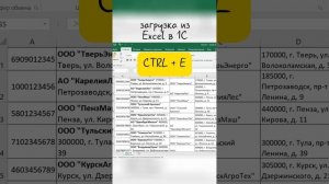 Перенос данных из Еxcel в 1с