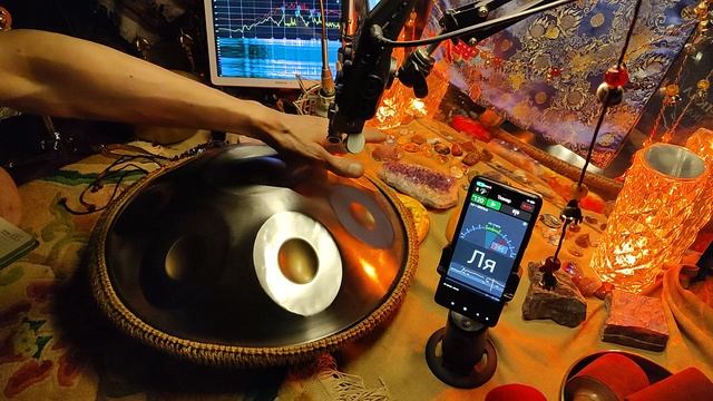 ХАНГ ПАН  45 СМ  СОЛЬ 192 ЦЕНТР  ПО КРУГУ СОЛЬ192 МИ305 РЕ288 ФА342 ЛЯ216 ЛЯ216 РЕ576 СИ457  27.5К