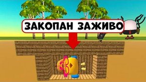 😱Тёма 100% ПОХОРОНЕН ЗАЖИВО в Чикен Ган