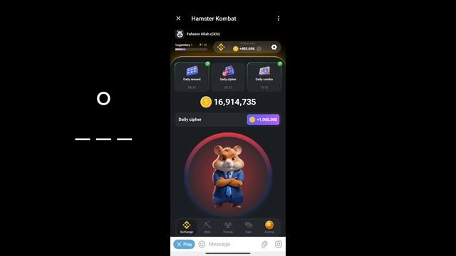 Hamster kombat daily cipher code today 4 july 2024 | telegram | air drop | earn money #perfectmind