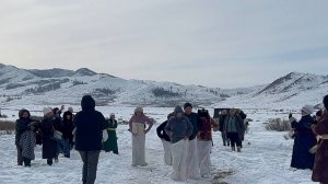 Национальный праздник "Шагаа-2025" среди чабанских стоянок с. Бажын-Алаак Дзун-Хемчикского района.