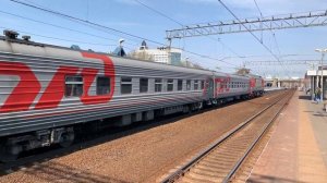ЭП2К-179 ведет скорый поезд Волгоград - Москва 016Ж, 2021, 2160p60.