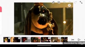 the banana splits movie cover with fnaf(remastered)