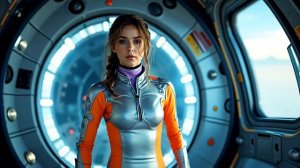 Star-Babes And Alien Landing AI Generated 4K Video