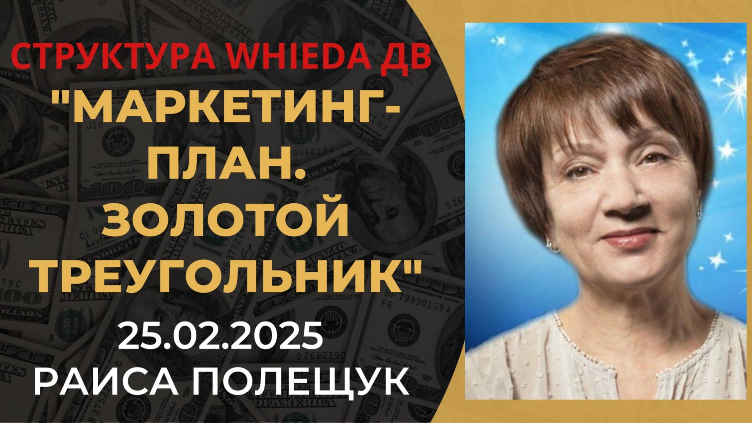 WHIEDA. Маркетинг-план. Золотой треугольник