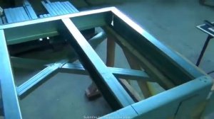 Изготовление конструкции из ЛСТК. Часть 2. Внимание! Данное видео содержит субтитры!