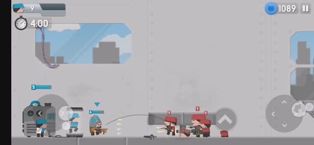Красные клоны снова прорывают линию обороны синих клонов в Clone Armies. Синие клоны защищаются.