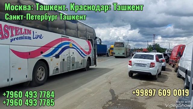 Москва Ташкент автобус | Moskva Tashkent avtobus 2024