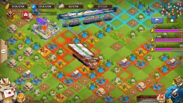 ЗАХВАТЫВАЕМ ПОСЕЛКИ В СТАРОЙ ДОБРОЙ НАРСИИ ✪ БИТВА ЗАМКОВ CASTLE CLASH смотреть онлайн