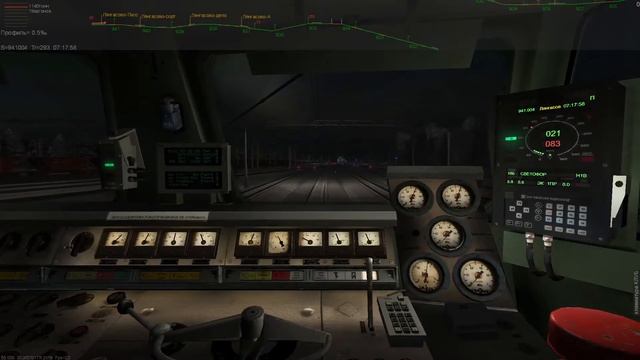ZDsimulator Скорый поезд № 9 Киров - Нижний Новгород по участку Киров - Шахунья  ЧС4Т-476