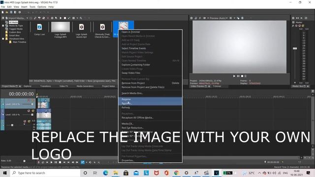 Sony Vegas Pro Logo reveal template Intro # 04 смотреть онлайн