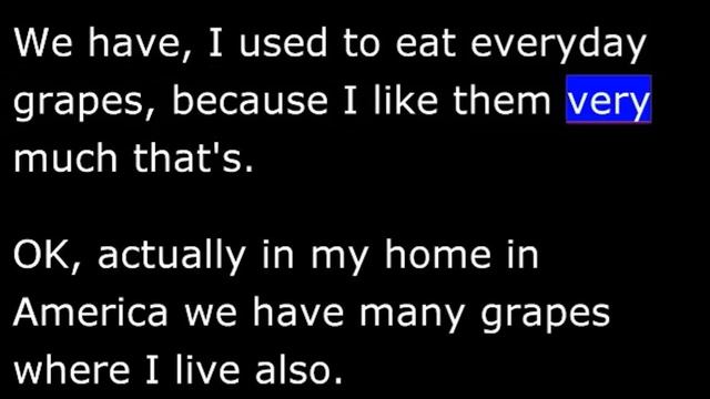 Selvams Favorite Food - Conversational English
