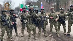 Новое видео от бойцов Кадыровцев под Киевом от Рамзан Кадырова-кричат "Ахмат Сила" 13.03.2022