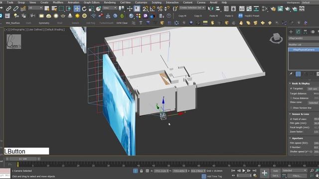 Cách đặt camera xuyên tường trong 3ds max 2021 | Camera xuyên tường 3ds max смотреть онлайн