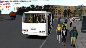 По Новосибирску на ПАЗ 32054 Рестайлинг. Маршрут 43 | OMSI 2