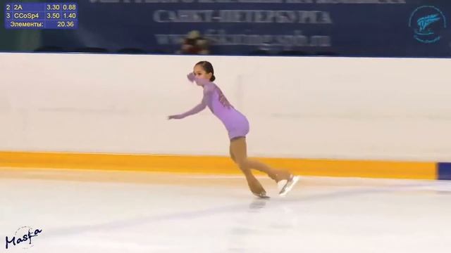 Надежда ПОНТЕЛЕЕНКОКП Первенство Санкт Петербурга среди девушек и юношей младший возраст