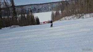 Павловский парк. Горные лыжи.