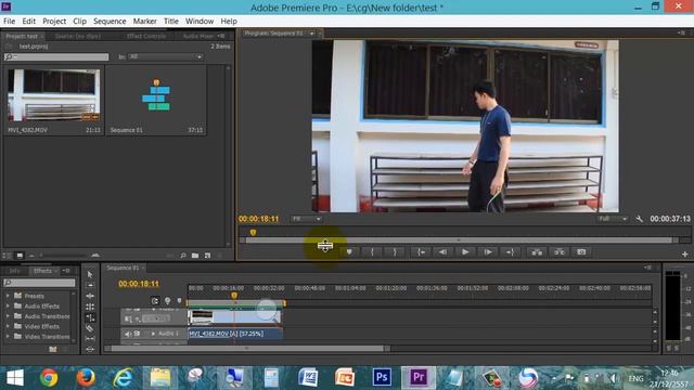 สอนการทำวิดีโอ Slow Motion,REVERSE ด้วยAdobe Premiere Pro CS6 Tutorial смотреть онлайн