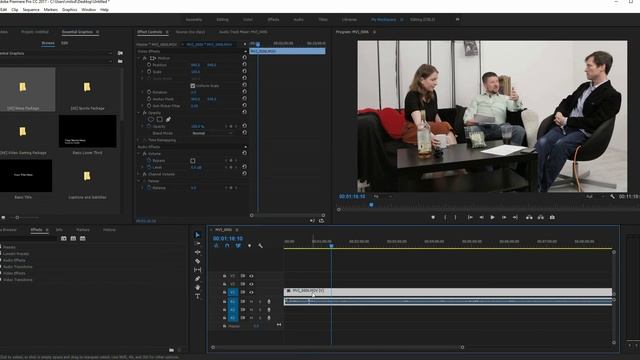 An Introduction to the Essential Graphics in Premiere Pro CC 2017 смотреть онлайн